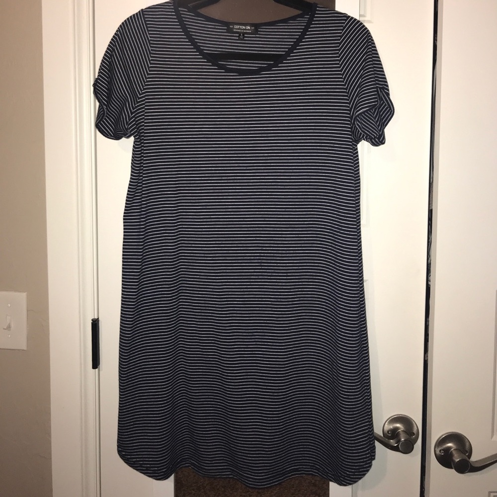 Striped T-Shirt Dress